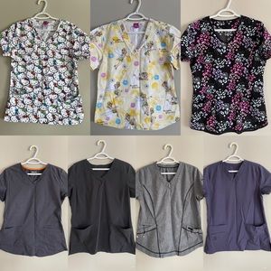 Scrub Tops (Individual OR Bundle)